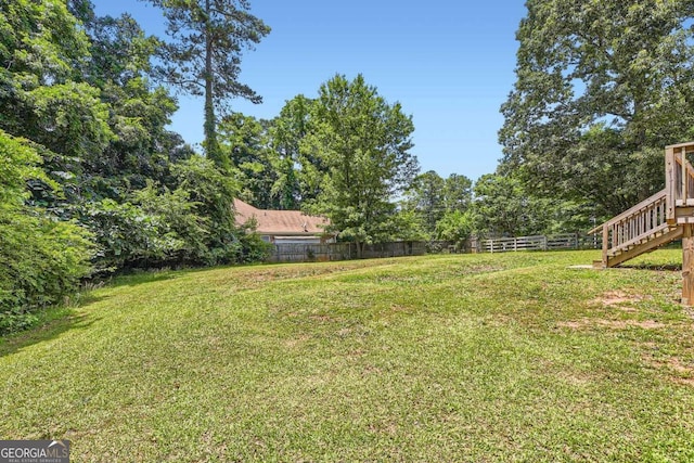 11473 Summer Creek Dr, Hampton, GA 30228 - view of yard featuring stairway