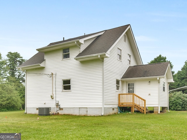 778 Leguin Mill Rd, Locust Grove, GA 30248 - back of house featuring a yard and a shingled roof