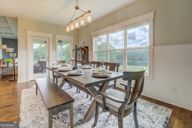 3076 E Lake Rd, Mcdonough, GA 30252 - dining room featuring wood finished floors