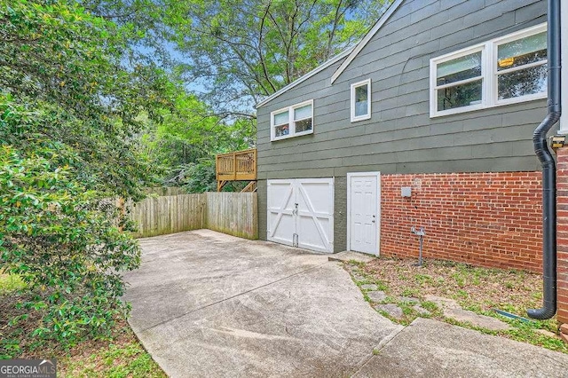 1134 Jefferson Ave, East Point, GA 30344 - view of side of property featuring a patio area