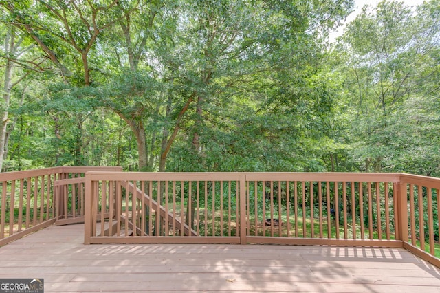 1406 Marshview Ct, Hoschton, GA 30548 - view of wooden terrace