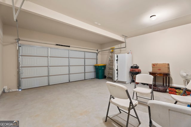 1001 Hartwell Rd, Locust Grove, GA 30248 - garage with baseboards