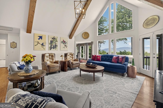 312 Mollie Mountain Trl, Ellijay, GA 30536 - sunroom featuring healthy amount of natural light and wood finished floors