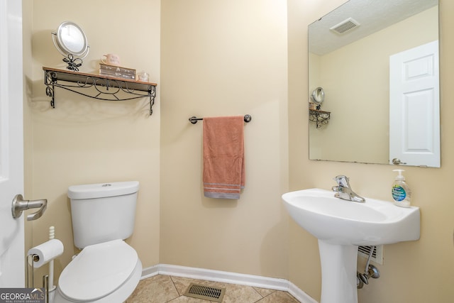 107 Line Creek Rd, Nicholson, GA 30565 - bathroom with toilet and tile patterned flooring