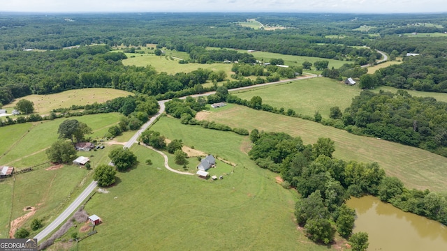 107 Line Creek Rd, Nicholson, GA 30565 - aerial view of sparsely populated area with agricultural land