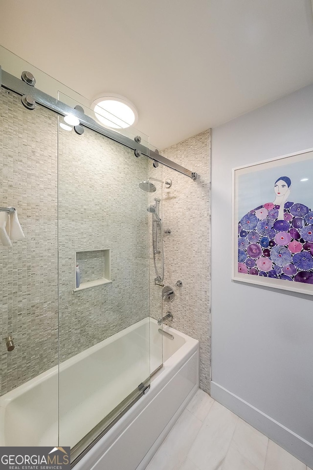 1026 Saint Charles Ave NE Unit 15, Atlanta, GA 30306 - full bath with combined bath / shower with glass door