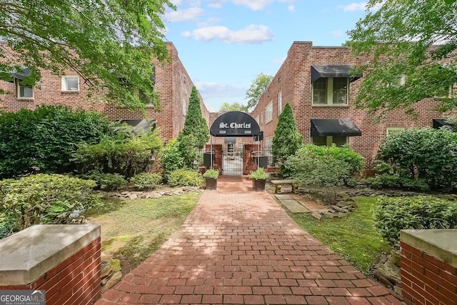 1026 Saint Charles Ave NE Unit 15, Atlanta, GA 30306 - surrounding community featuring a gate