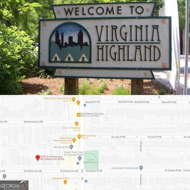 1026 Saint Charles Ave NE Unit 15, Atlanta, GA 30306 - map / location