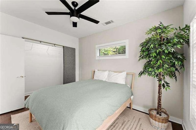 19 Moda Ln, Atlanta, GA 30316 - bedroom with a ceiling fan