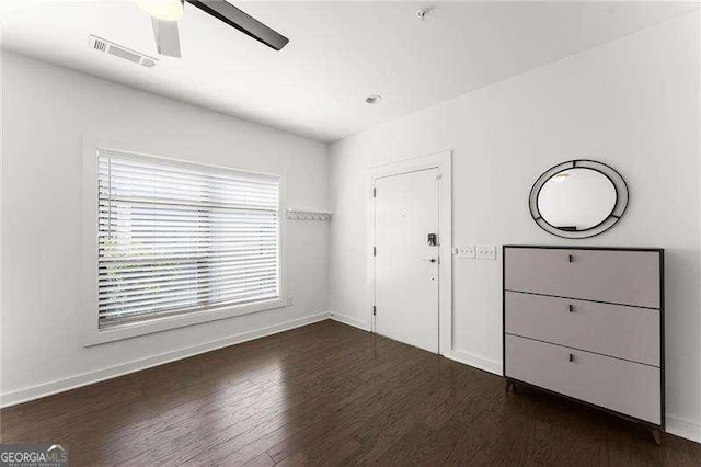 19 Moda Ln, Atlanta, GA 30316 - empty room featuring dark wood-type flooring and a ceiling fan