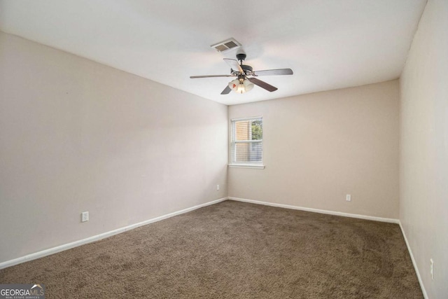 2039 Oak Park Ln, Decatur, GA 30032 - unfurnished room with ceiling fan and carpet flooring