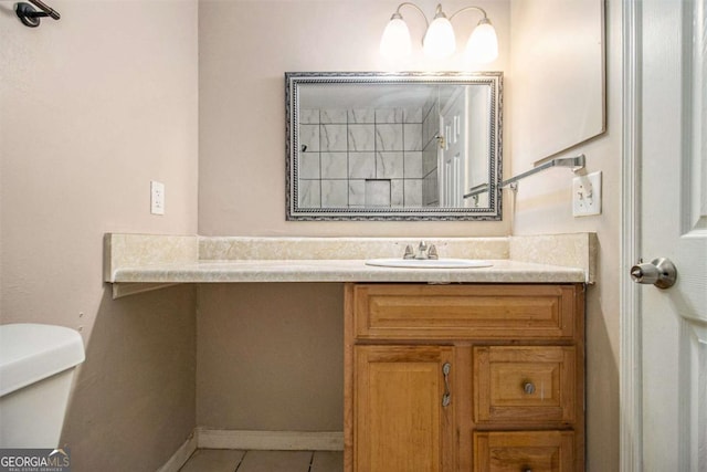2039 Oak Park Ln, Decatur, GA 30032 - bathroom featuring vanity and tile patterned flooring