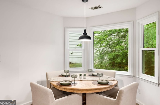 5315 Bentley Hall Dr, Alpharetta, GA 30005 - dining space with plenty of natural light