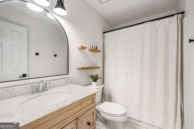 5315 Bentley Hall Dr, Alpharetta, GA 30005 - bathroom featuring vanity and toilet