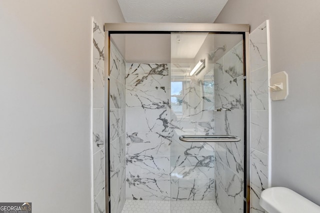 1094 SW Amber Rdg SW, Lilburn, GA 30047 - full bath with toilet and a marble finish shower