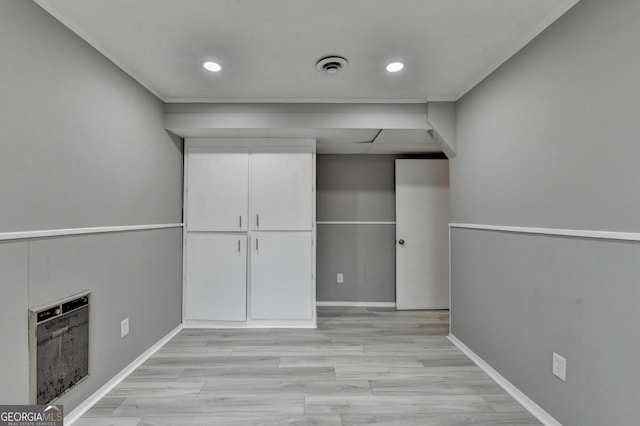 1094 SW Amber Rdg SW, Lilburn, GA 30047 - unfurnished bedroom with light wood finished floors and recessed lighting