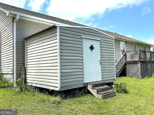 2557 Bartley Rd, Lagrange, GA 30240 - view of outbuilding featuring entry steps
