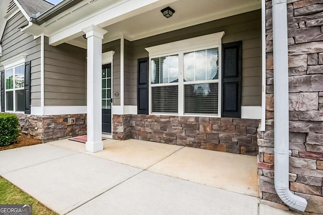 132 Berkleigh Trails Dr, Hiram, GA 30141 - view of covered porch