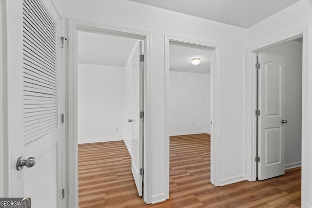 104 Middleton Ct, Chatsworth, GA 30705 - hallway with light wood finished floors and baseboards