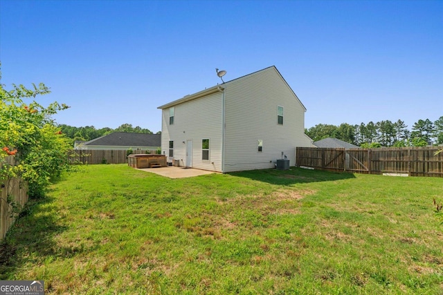 104 Middleton Ct, Chatsworth, GA 30705 - rear view of property with a patio area, a fenced backyard, and a gate
