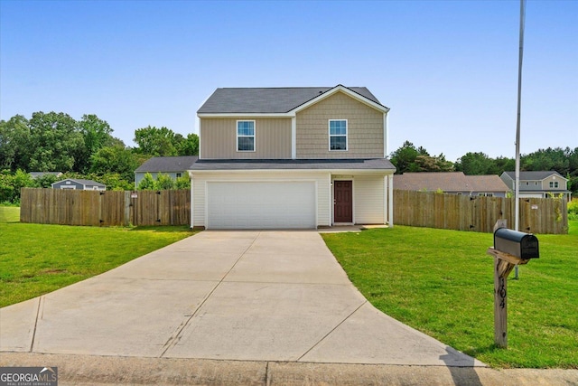 104 Middleton Ct, Chatsworth, GA 30705 - traditional-style house with concrete driveway and an attached garage