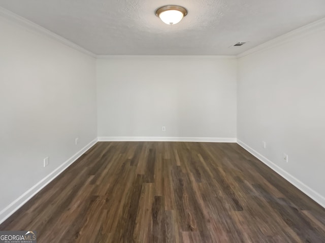 1480 D NE Pine Log Rd Unit D, Conyers, GA 30012 - unfurnished room with crown molding, dark wood finished floors, and a textured ceiling