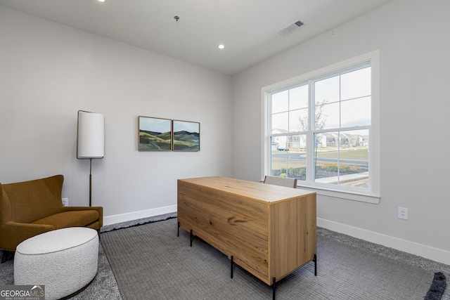 288 Oliver Dr, Locust Grove, GA 30248 - office featuring baseboards and recessed lighting