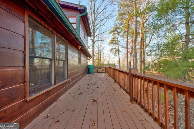 588 Tower Rd, Mineral Bluff, GA 30559 - view of wooden deck
