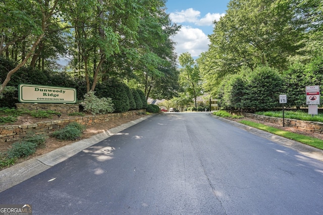 4467 Pineridge Cir, Atlanta, GA 30338 - view of asphalt road with curbs