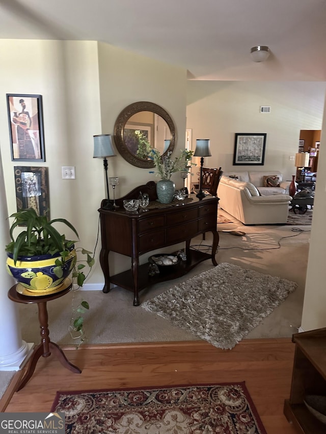 7946 Gossamer Dr, Fairburn, GA 30213 - entryway with wood finished floors