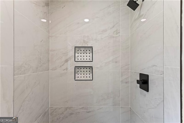 821 Springvalley Dr, Forest Park, GA 30297 - bathroom view of a tile shower