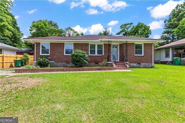821 Springvalley Dr, Forest Park, GA 30297 - single story home featuring crawl space and brick siding