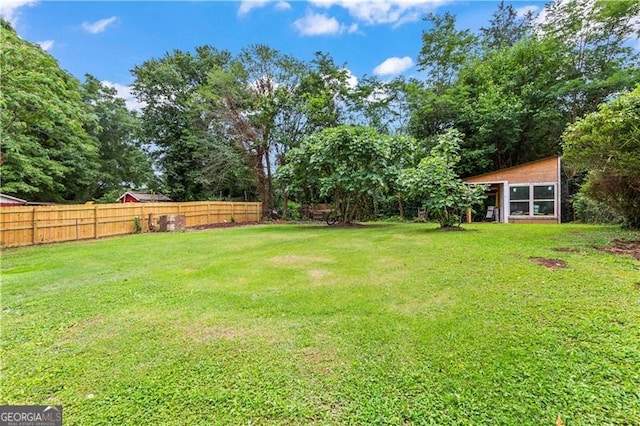 821 Springvalley Dr, Forest Park, GA 30297 - view of yard