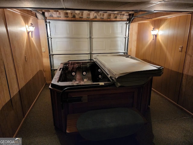 3054 Whisper Knob Rd, Marietta, GA 30062 - garage featuring wooden walls