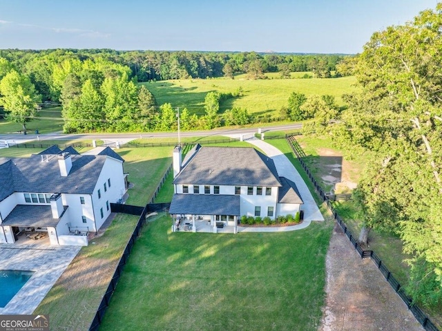 2381 Jones Phillips Rd, Dacula, GA 30019 - aerial view of property and surrounding area featuring a heavily wooded area