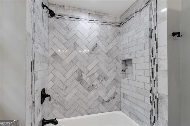 5301 Regency Lake Ct, Sugar Hill, GA 30518 - bathroom featuring marble finish floors and vanity
