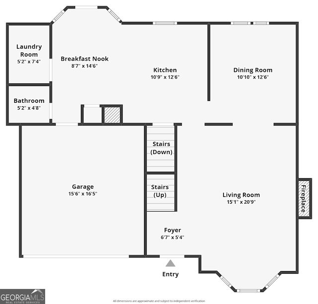 5686 Grindstone Dr, Buford, GA 30518 - view of property floor plan