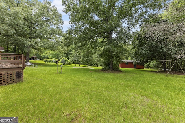 8692 Estes Rd, Macon, GA 31220 - view of grassy yard featuring view of scattered trees