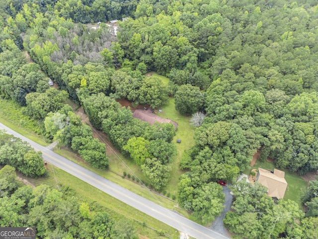 8692 Estes Rd, Macon, GA 31220 - drone / aerial view of a heavily wooded area