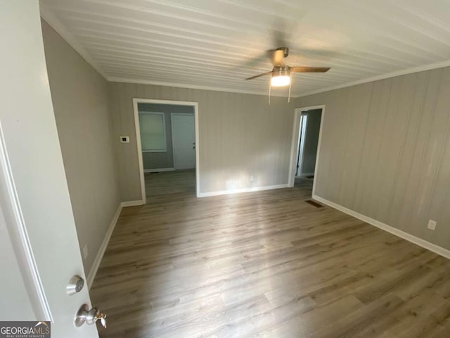 3351 Fox St, Duluth, GA 30096 - unfurnished room featuring wood finished floors and a ceiling fan