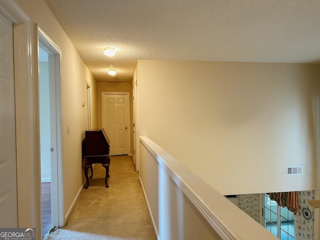 5190 Bankside Way, Peachtree Corners, GA 30092 - hall featuring light carpet and a textured ceiling