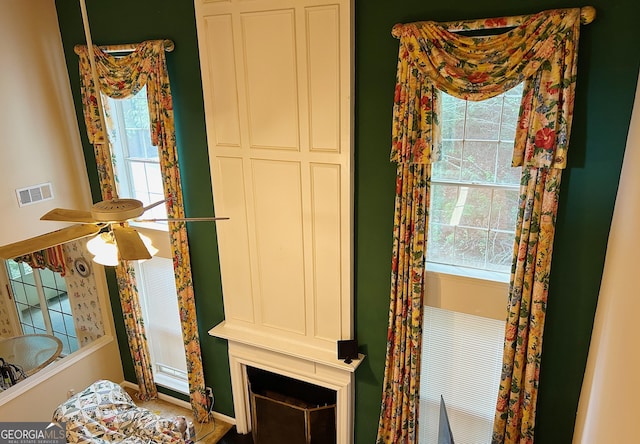 5190 Bankside Way, Peachtree Corners, GA 30092 - detailed view of ceiling fan and baseboards