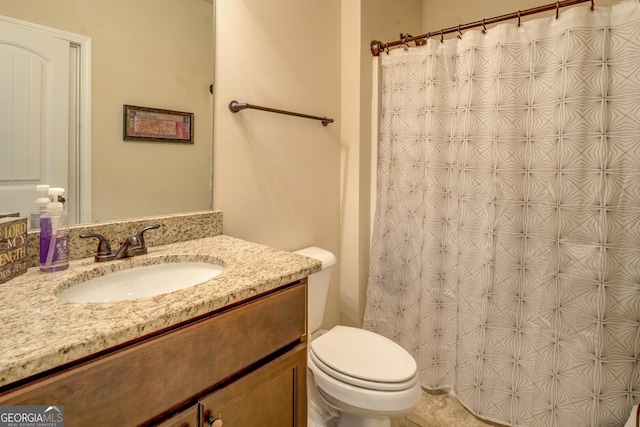 312 Relative Trl, Mcdonough, GA 30253 - full bathroom with vanity and a shower with shower curtain