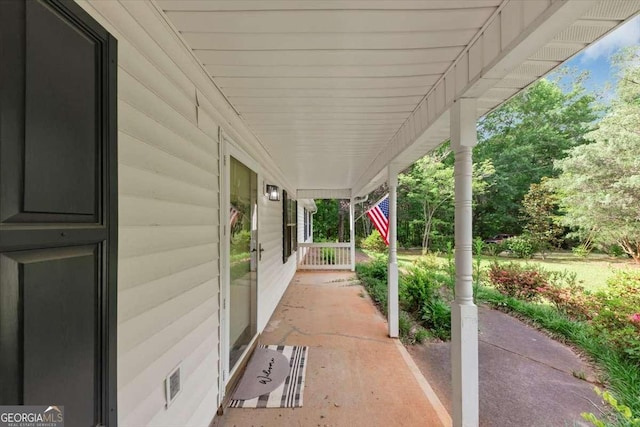1050 Birdseye Vw, Locust Grove, GA 30248 - view of covered porch