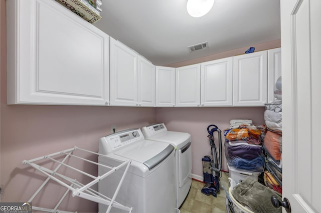 226 Creek View Ln, Acworth, GA 30102 - laundry room with washer and dryer and cabinet space