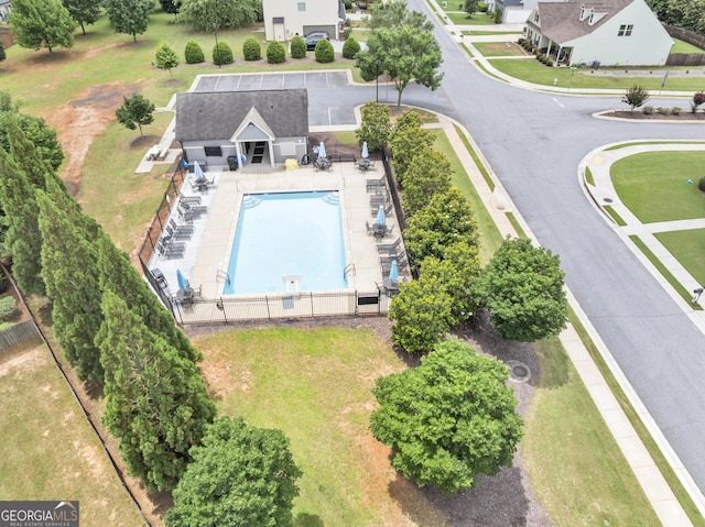 226 Creek View Ln, Acworth, GA 30102 - view of subject property featuring a pool area