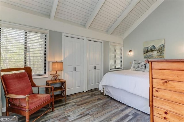 125 Wolfscratch, Big Canoe, GA 30143 - bedroom with wood finished floors and two closets