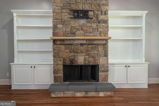 1811 Traditions Way, Jefferson, GA 30549 - detailed view of wood finished floors and a fireplace