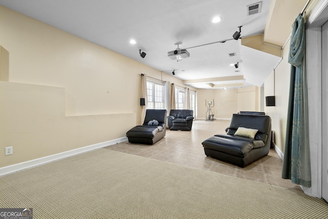 3450 Merganser Ln, Alpharetta, GA 30022 - living area featuring recessed lighting and tile patterned flooring