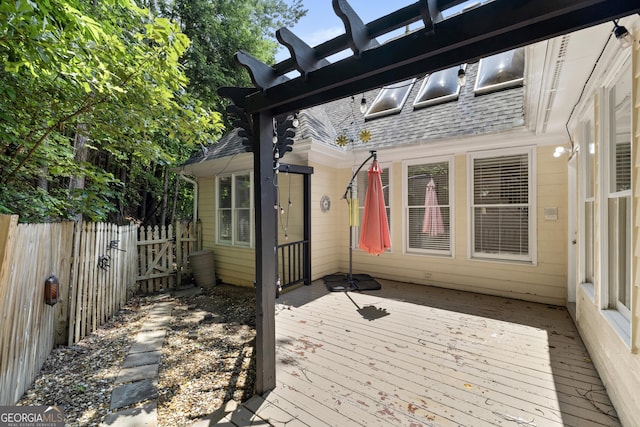 3450 Merganser Ln, Alpharetta, GA 30022 - deck with a gate